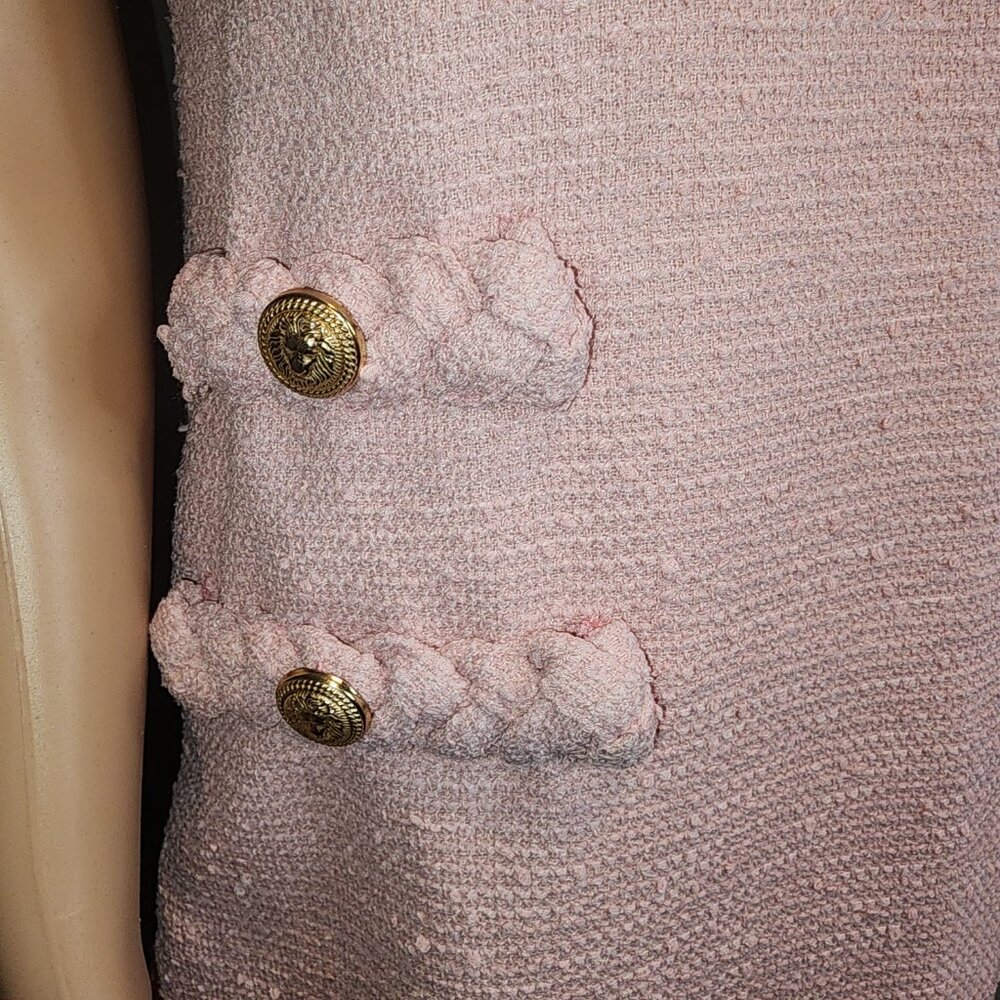 Tuckernuck Blossom Pink Tweed Jackie Dress NWT XS - Picture 2 of 12